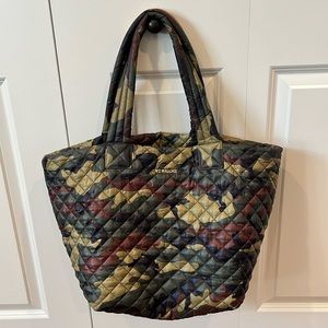MZ Wallace Metro medium tote in camo. dust bag included!